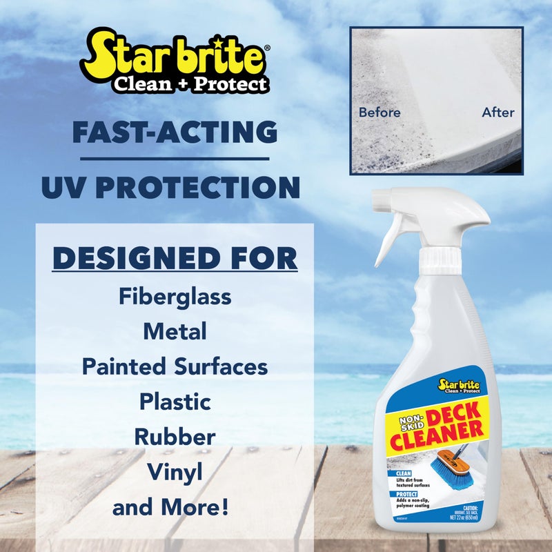 STAR BRITE Non-Skid Deck Cleaner & Protectant - Lift Dirt & Stains From Fiberglass, Painted Surfaces, More 22oz Spray (085922SS) - Image 3